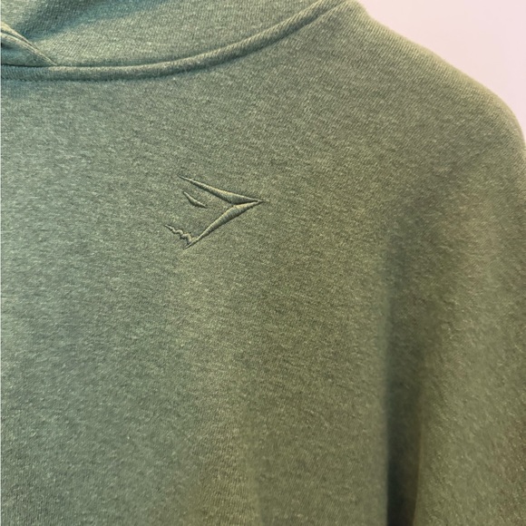 Gymshark Olive Green Men's Hoodie - Picture 3 of 4